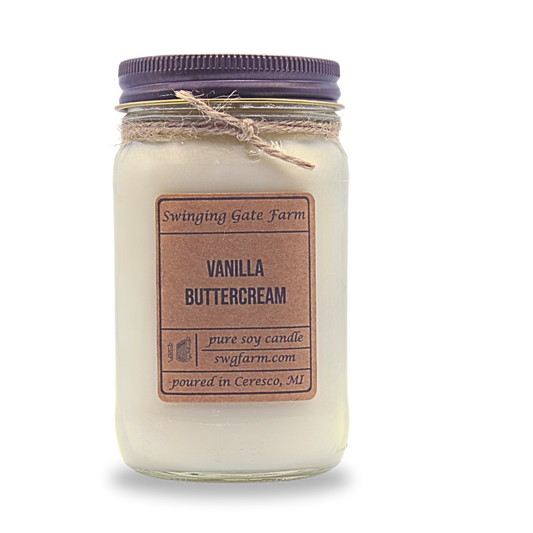 Vanilla Buttercream - 16oz candle - Farmhouse Collection