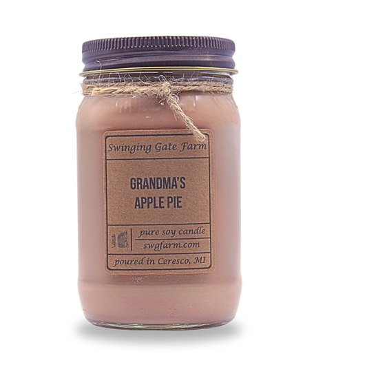 Grandma's Apple Pie - 16oz candle - Farmhouse Collection