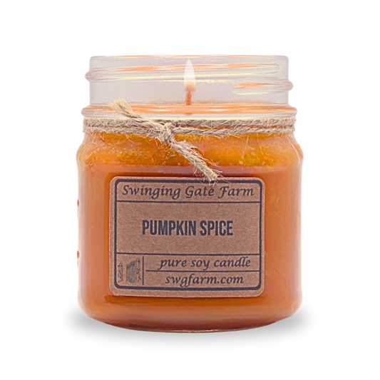 Pumpkin Spice - 8oz candle - Farmhouse Collection