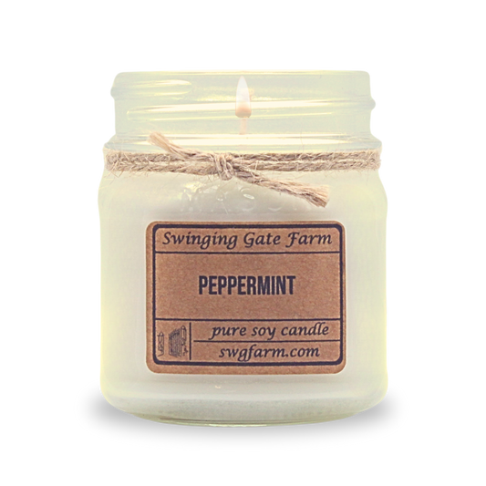 Peppermint - 8oz candle - Farmhouse Collection