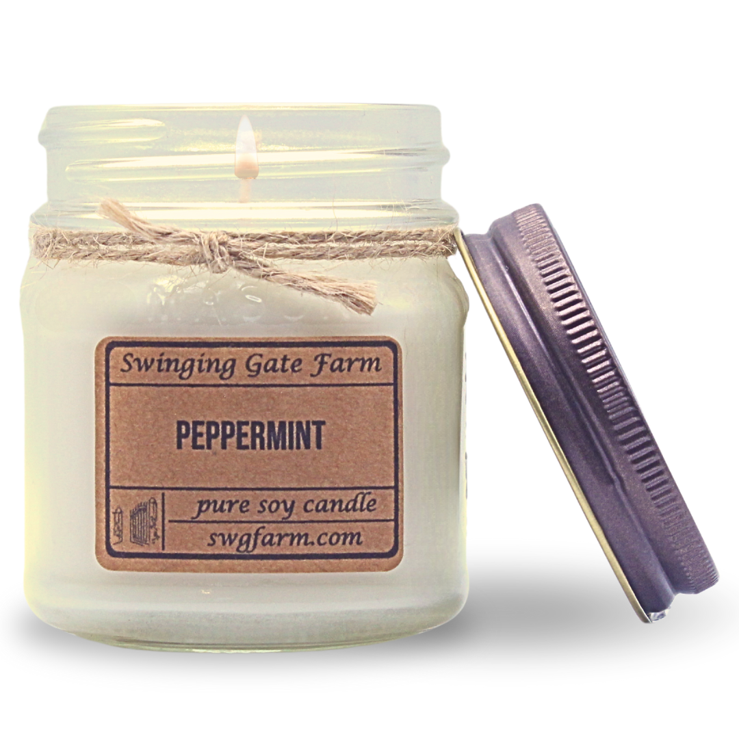 Peppermint - 8oz candle - Farmhouse Collection