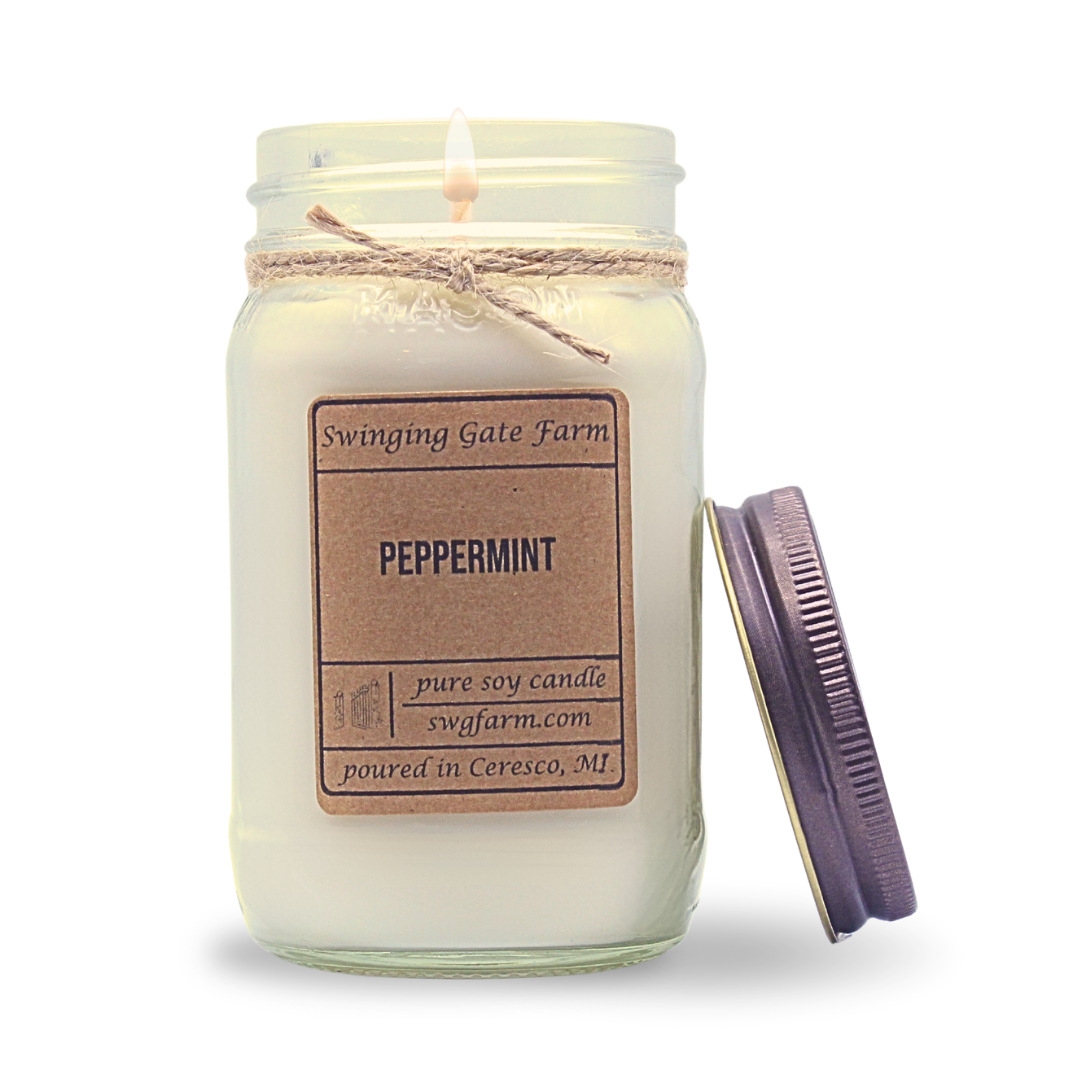 Peppermint - 16oz candle - Farmhouse Collection