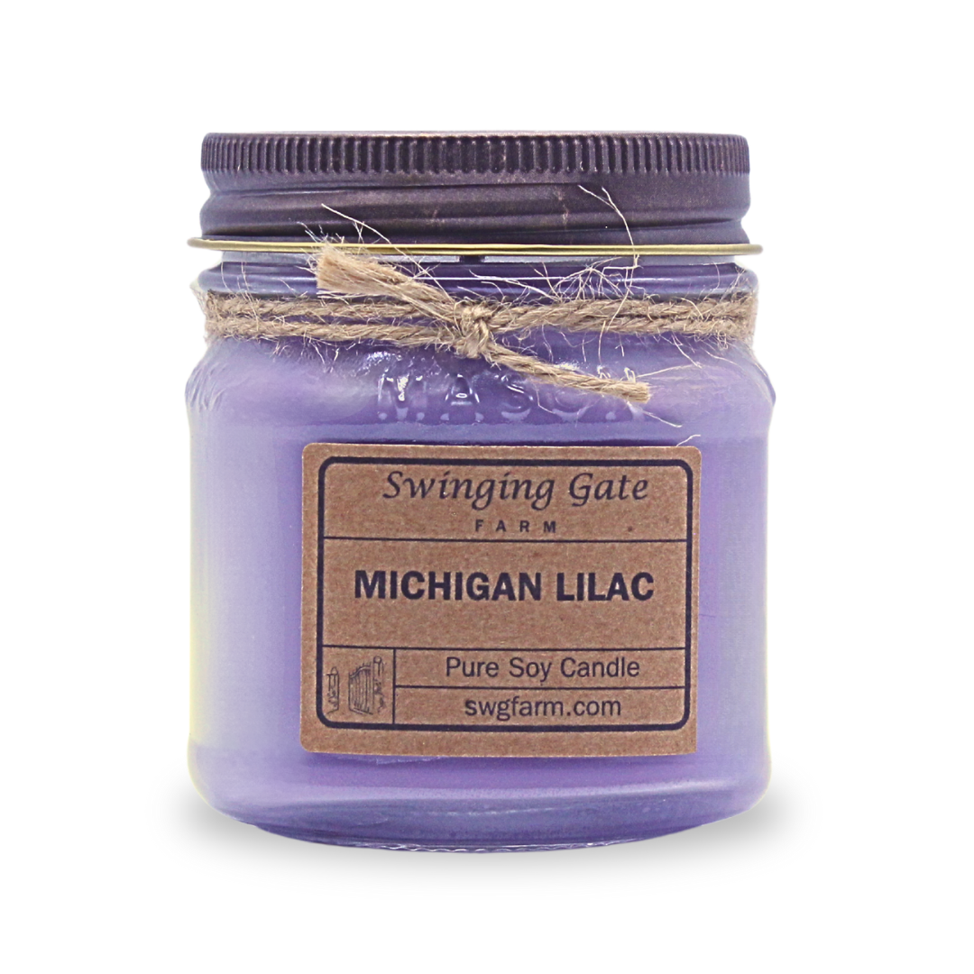 Michigan Lilac - 8oz Candle - Farmhouse Collection