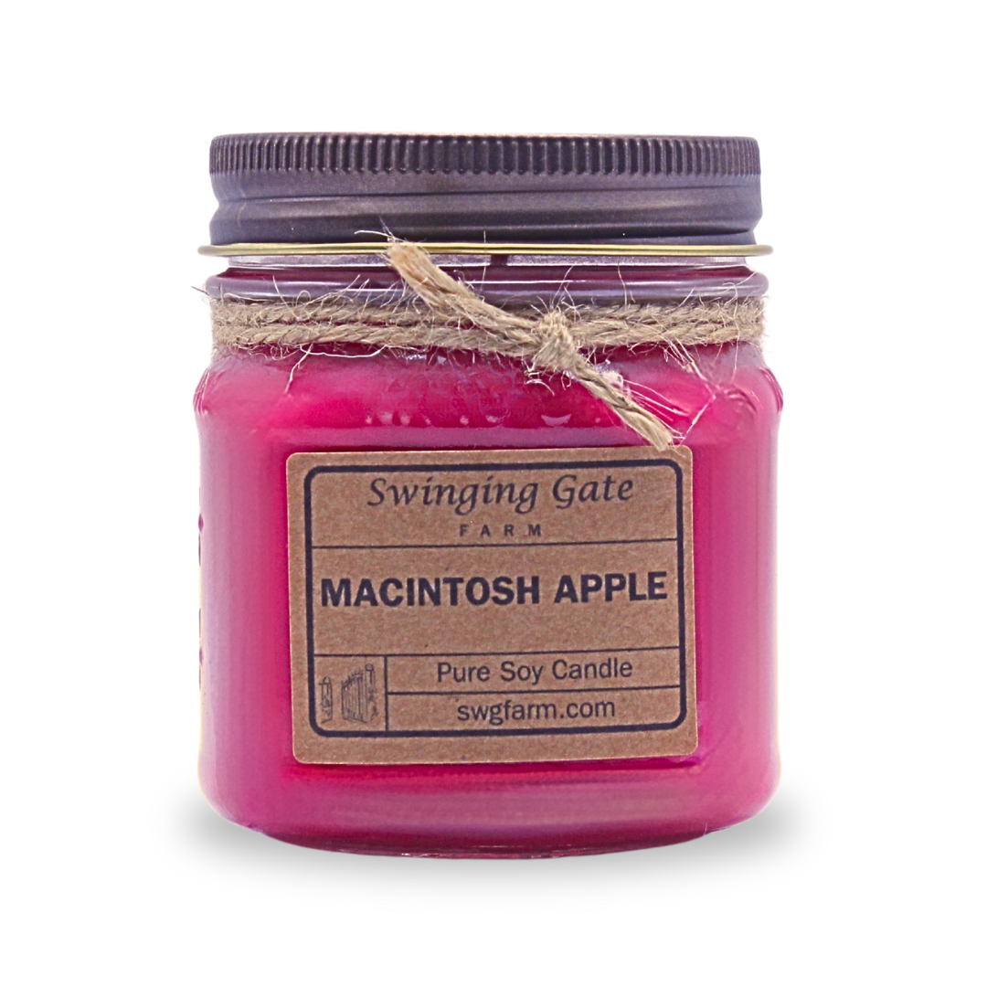 Macintosh Apple - 8oz candle - Farmhouse Collection