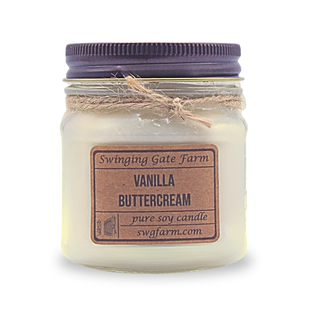 Vanilla Buttercream - 8oz candle - Farmhouse Collection