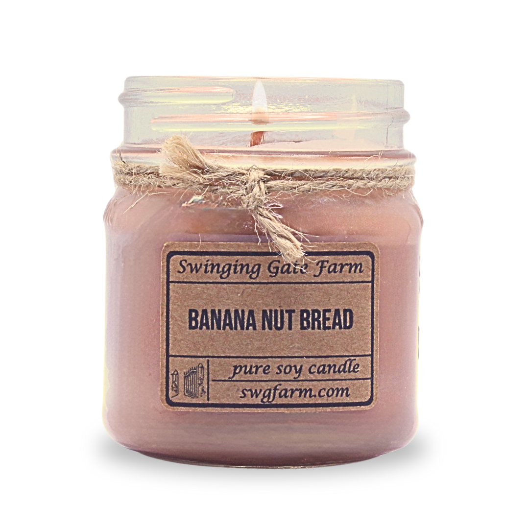 Banana Nut Bread - 8oz Candle - Farmhouse Collection