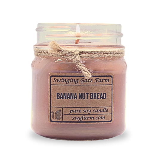 Banana Nut Bread - 8oz Candle - Farmhouse Collection