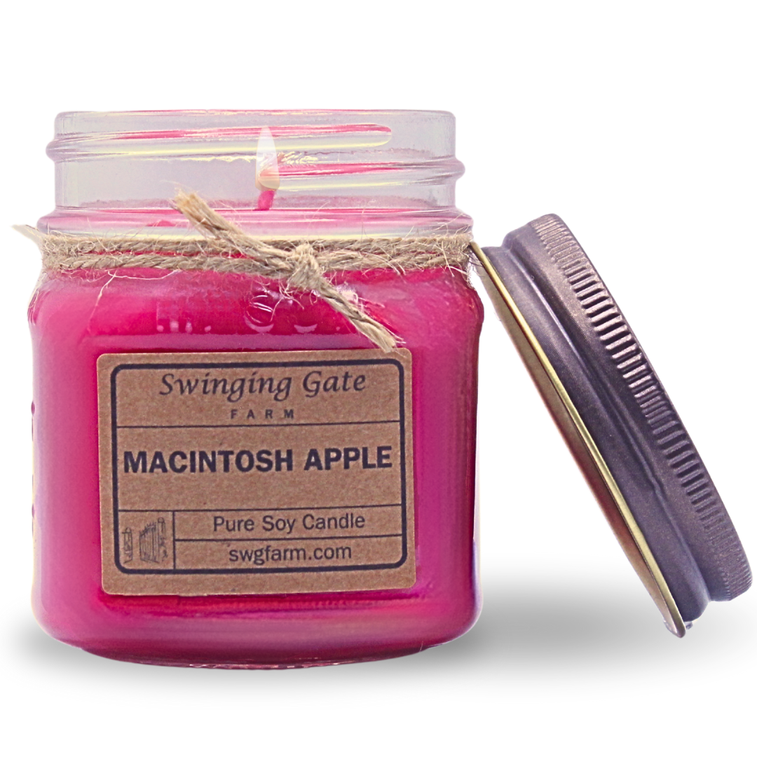 Macintosh Apple - 8oz candle - Farmhouse Collection