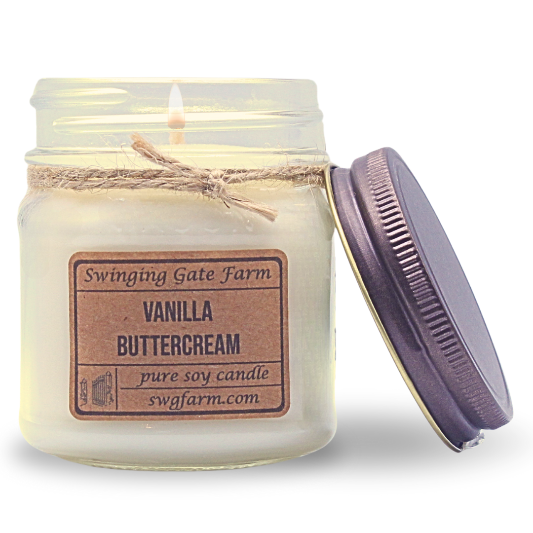 Vanilla Buttercream - 8oz candle - Farmhouse Collection