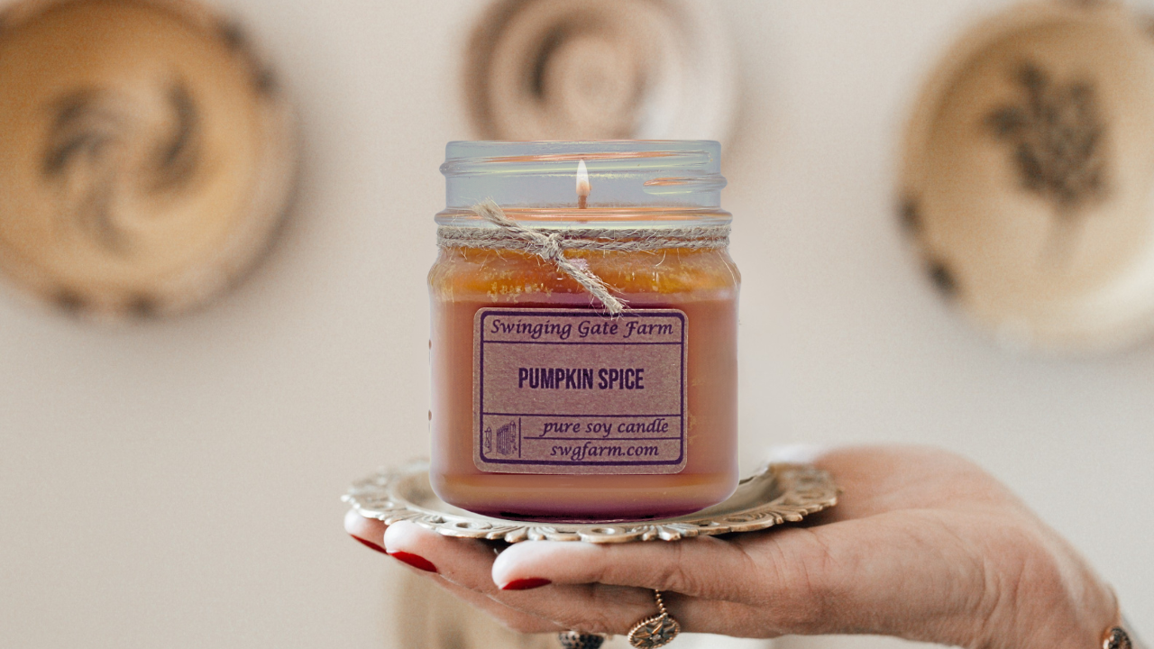 Pumpkin Spice - 8oz Candle - Farmhouse Collection