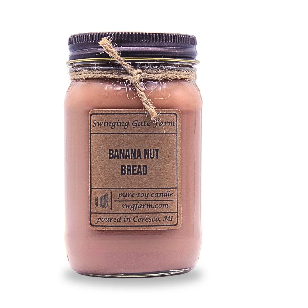 Banana Nut Bread - 16oz Candle - Farmhouse Collection