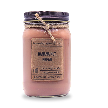 Banana Nut Bread - 16oz Candle - Farmhouse Collection