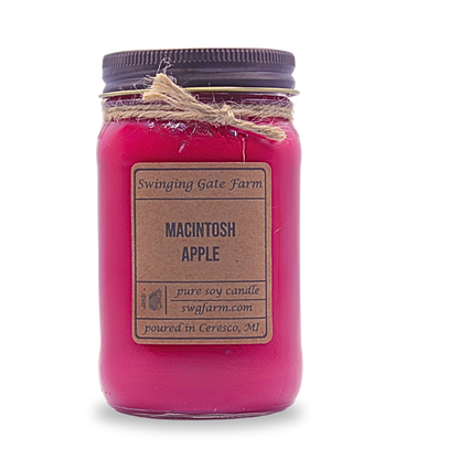 Macintosh Apple - 16oz candle - Farmhouse Collection