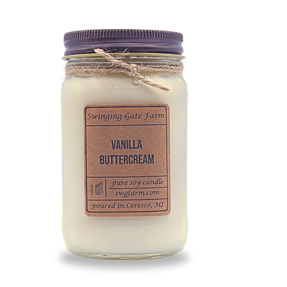 Vanilla Buttercream - 16oz candle - Farmhouse Collection