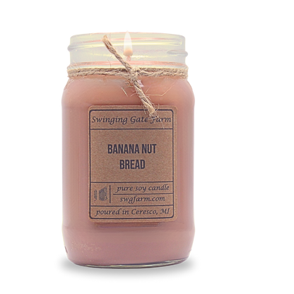 Banana Nut Bread - 16oz Candle - Farmhouse Collection