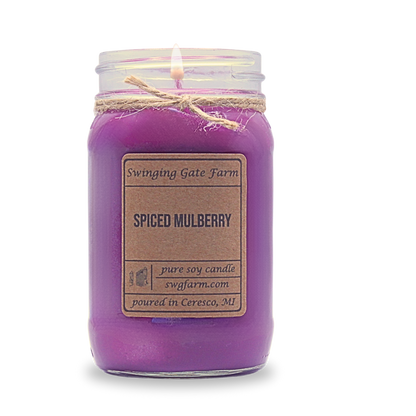 Spiced Mulberry - 16oz candle - Farmhouse Collection