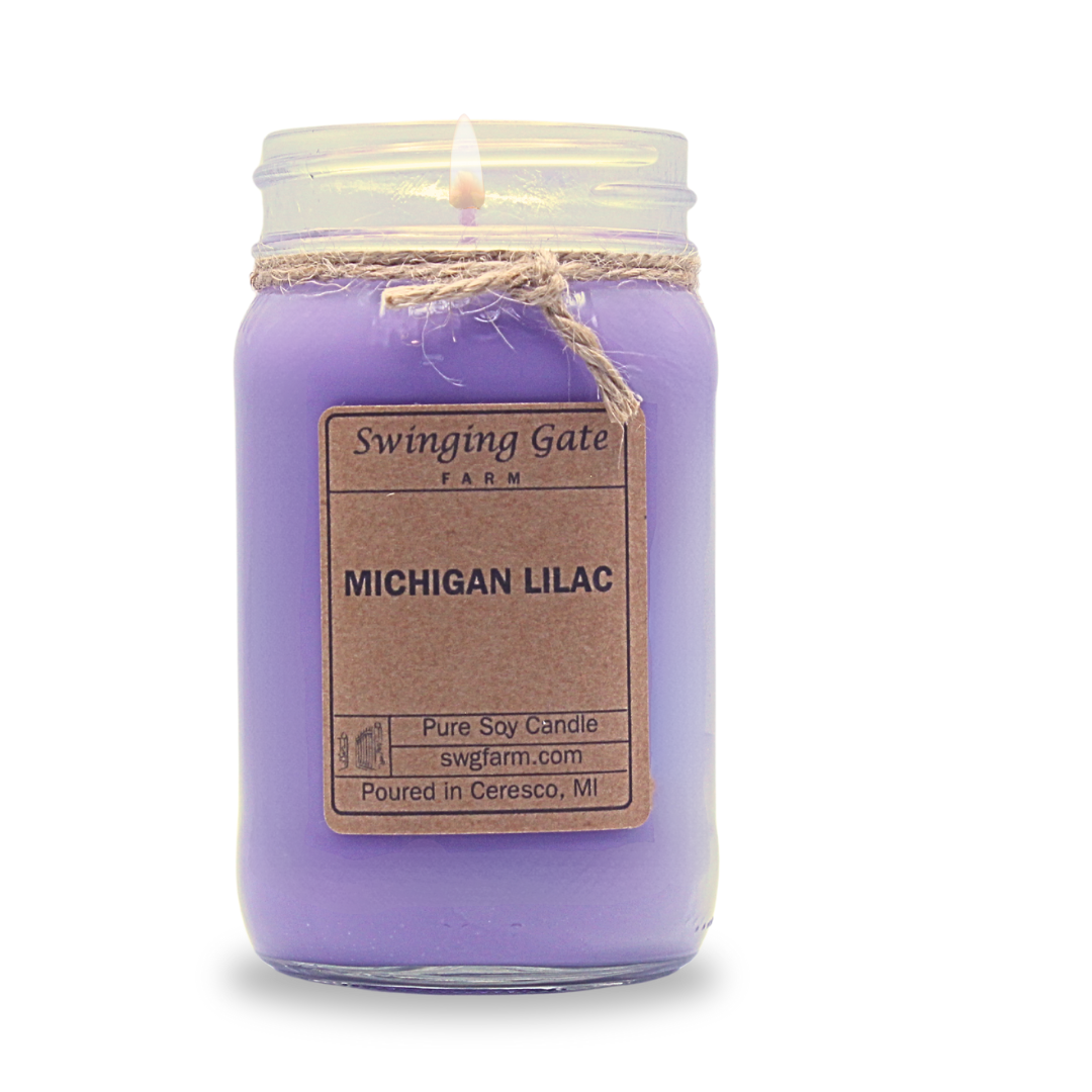 Michigan Lilac - 16oz Candle - Farmhouse Collection