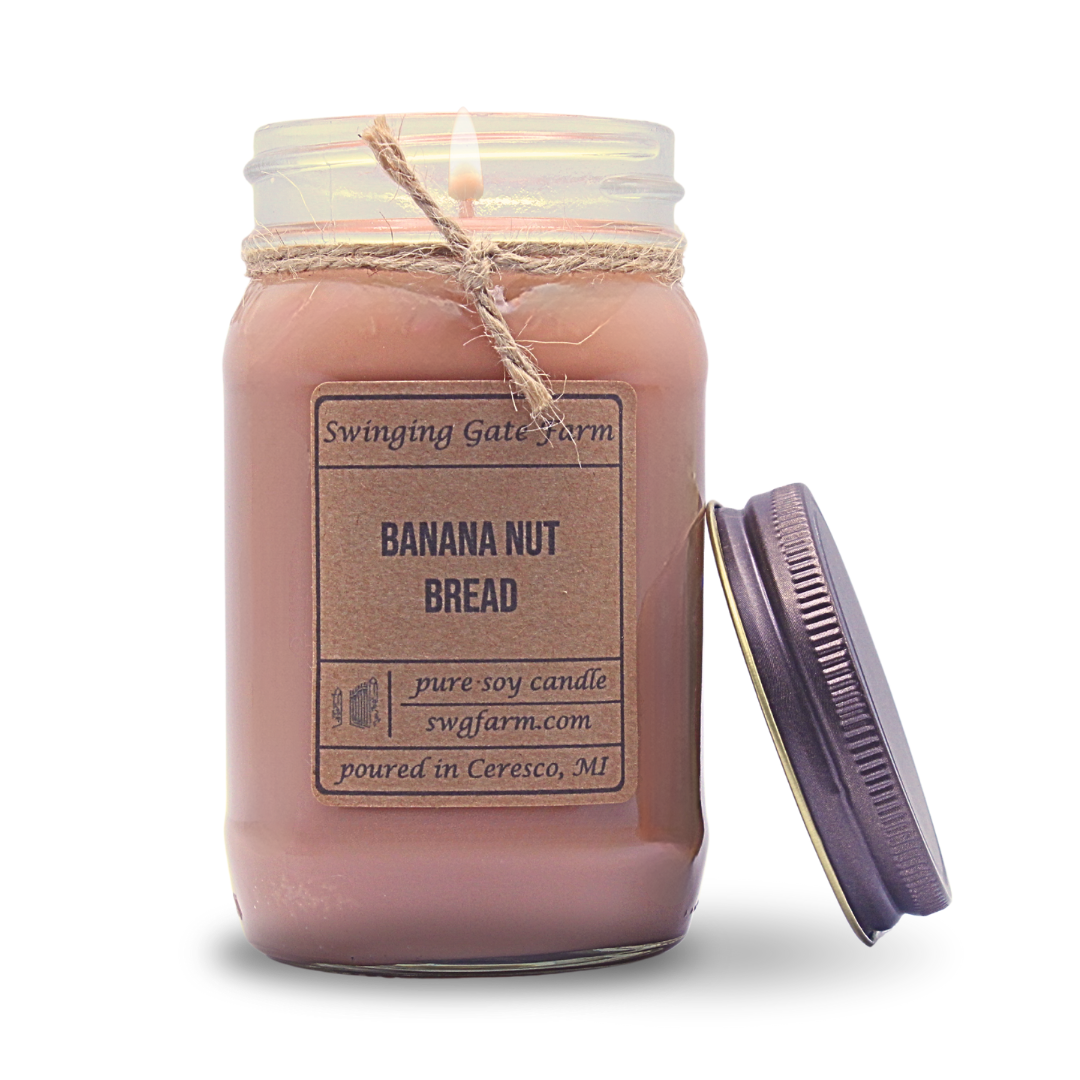 Banana Nut Bread - 16oz Candle - Farmhouse Collection