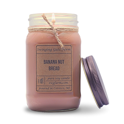 Banana Nut Bread - 16oz Candle - Farmhouse Collection