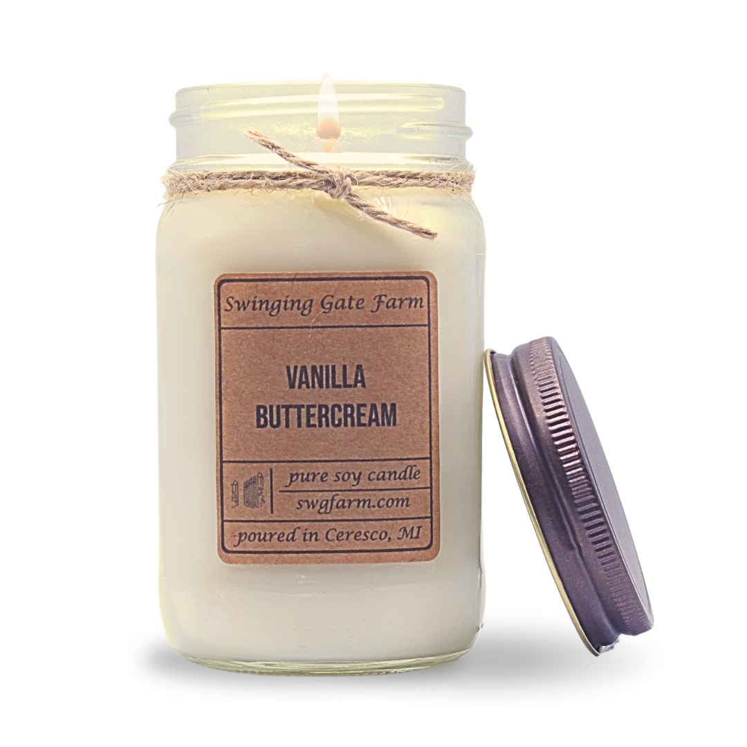 Vanilla Buttercream - 16oz candle - Farmhouse Collection