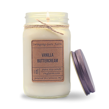 Vanilla Buttercream - 16oz candle - Farmhouse Collection