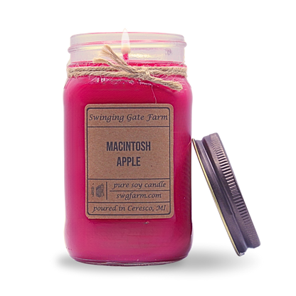 Macintosh Apple - 16oz candle - Farmhouse Collection
