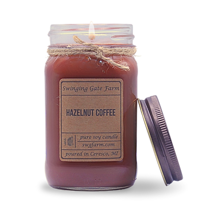 Hazelnut Coffee - 16oz candle - Farmhouse Collection