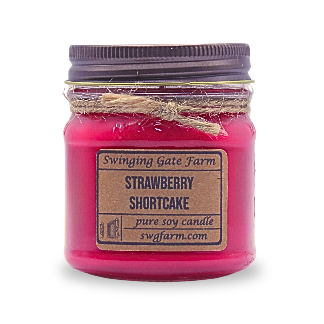 Strawberry Shortcake - 8oz Candle - Farmhouse Collection