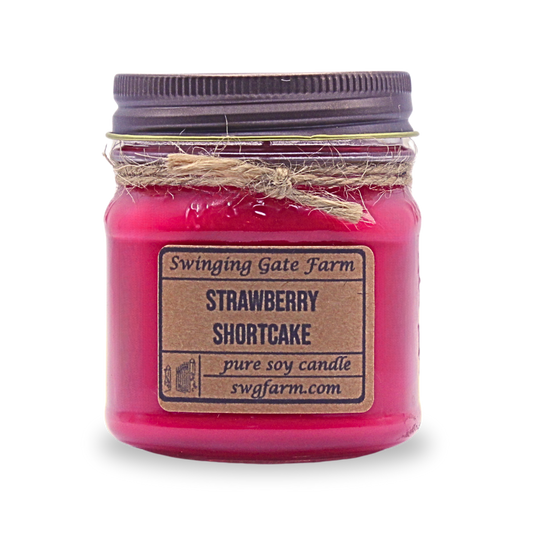 Strawberry Shortcake - 8oz Candle - Farmhouse Collection