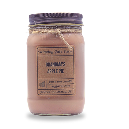 Grandma's Apple Pie - 16oz candle - Farmhouse Collection