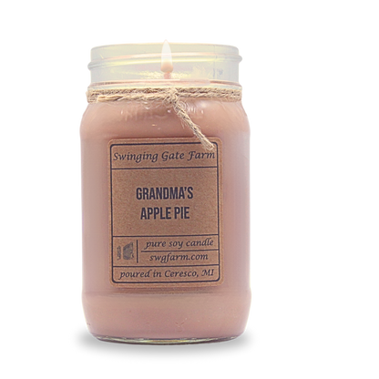 Grandma's Apple Pie - 16oz candle - Farmhouse Collection