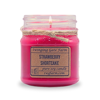 Strawberry Shortcake - 8oz Candle - Farmhouse Collection
