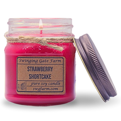 Strawberry Shortcake - 8oz Candle - Farmhouse Collection