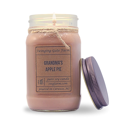 Grandma's Apple Pie - 16oz candle - Farmhouse Collection