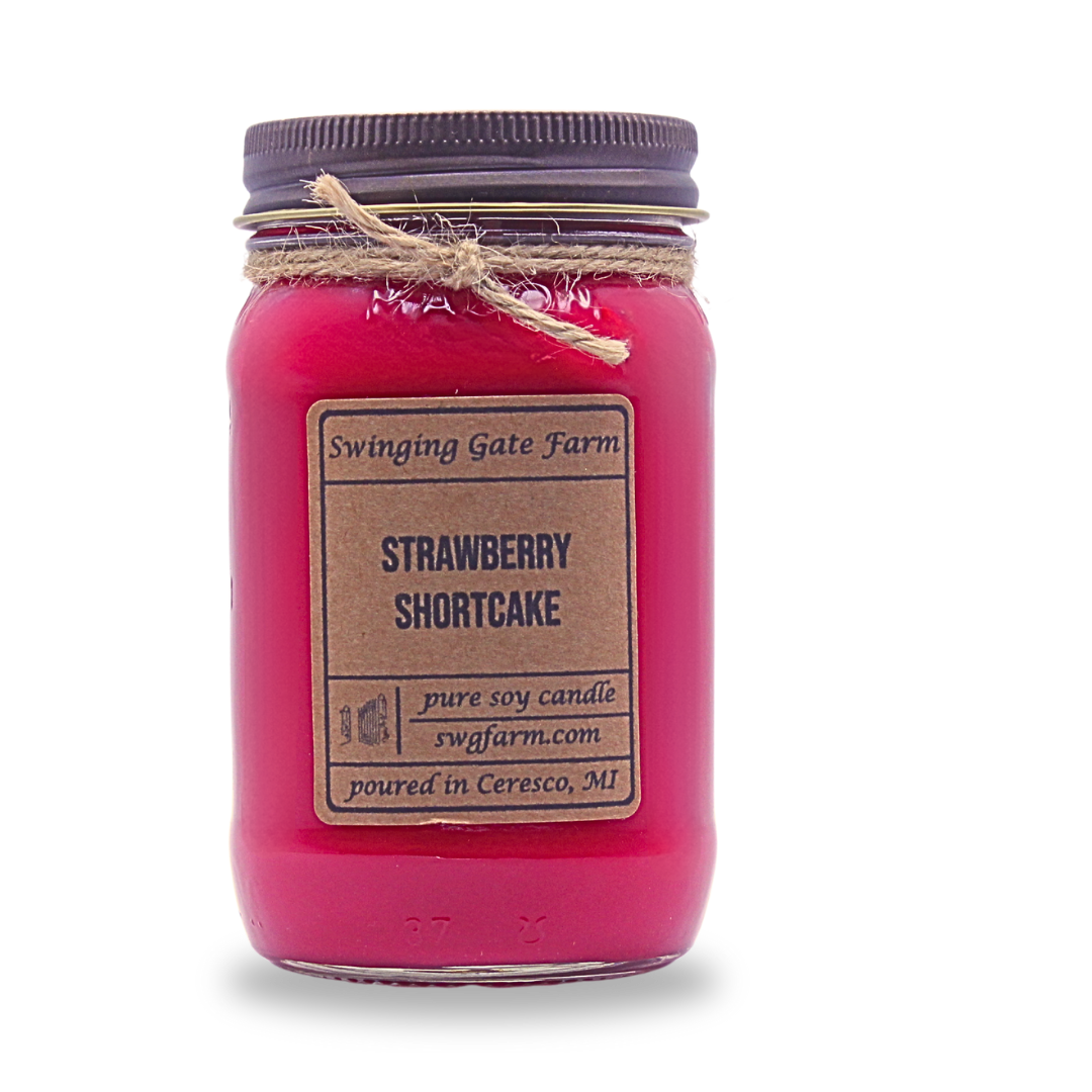 Strawberry Shortcake - 16oz Candle - Farmhouse Collection