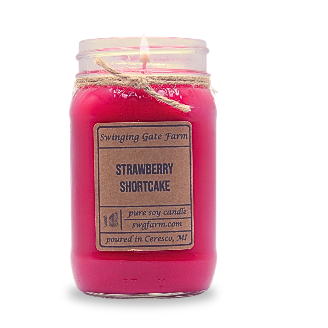 Strawberry Shortcake - 16oz Candle - Farmhouse Collection
