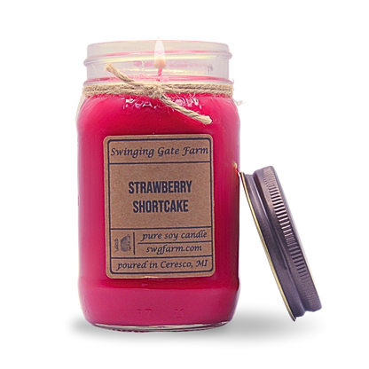 Strawberry Shortcake - 16oz Candle - Farmhouse Collection