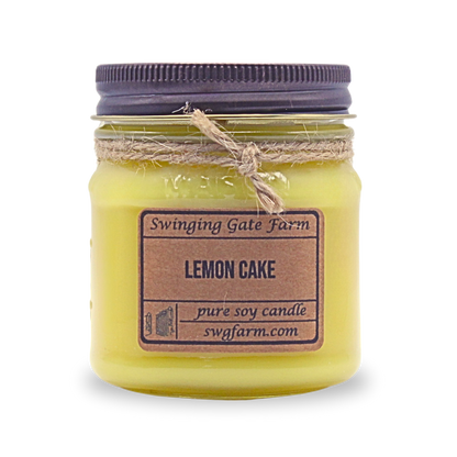Lemon Cake - 8oz Candle - Farmhouse Collection