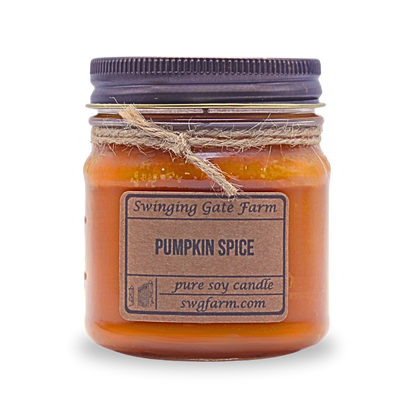 Pumpkin Spice - 8oz candle - Farmhouse Collection