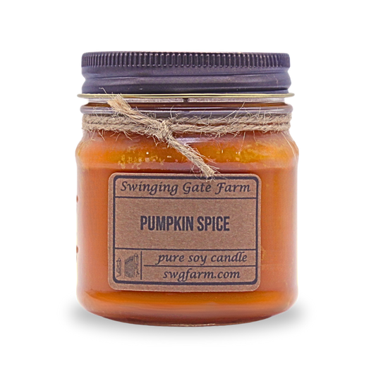 Pumpkin Spice - 8oz candle - Farmhouse Collection