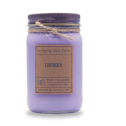 Lavender - 16oz Candle - Farmhouse Collection