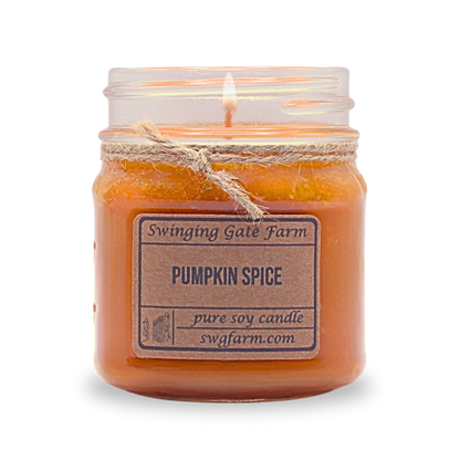 Pumpkin Spice - 8oz candle - Farmhouse Collection