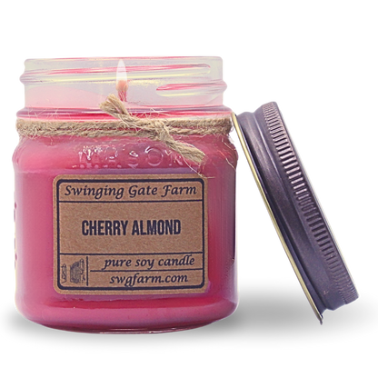 Cherry Almond - 8oz Candle - Farmhouse Collection