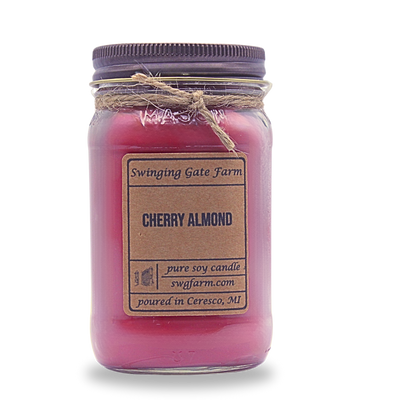 Cherry Almond - 16oz Candle - Farmhouse Collection