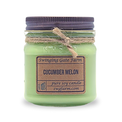 Cucumber Melon - 8oz candle - Farmhouse Collection