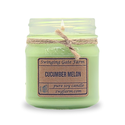 Cucumber Melon - 8oz candle - Farmhouse Collection