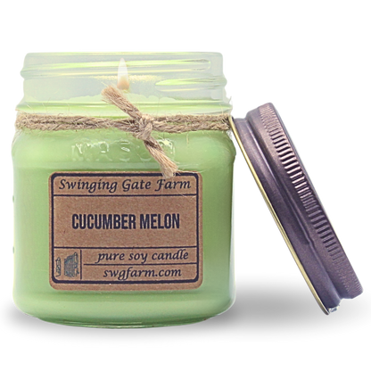 Cucumber Melon - 8oz candle - Farmhouse Collection