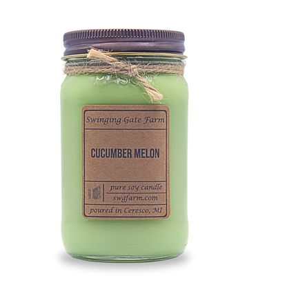 Cucumber Melon - 16oz candle - Farmhouse Collection