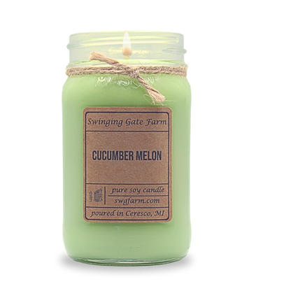 Cucumber Melon - 16oz candle - Farmhouse Collection