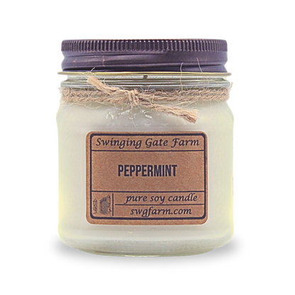 Peppermint - 8oz candle - Farmhouse Collection